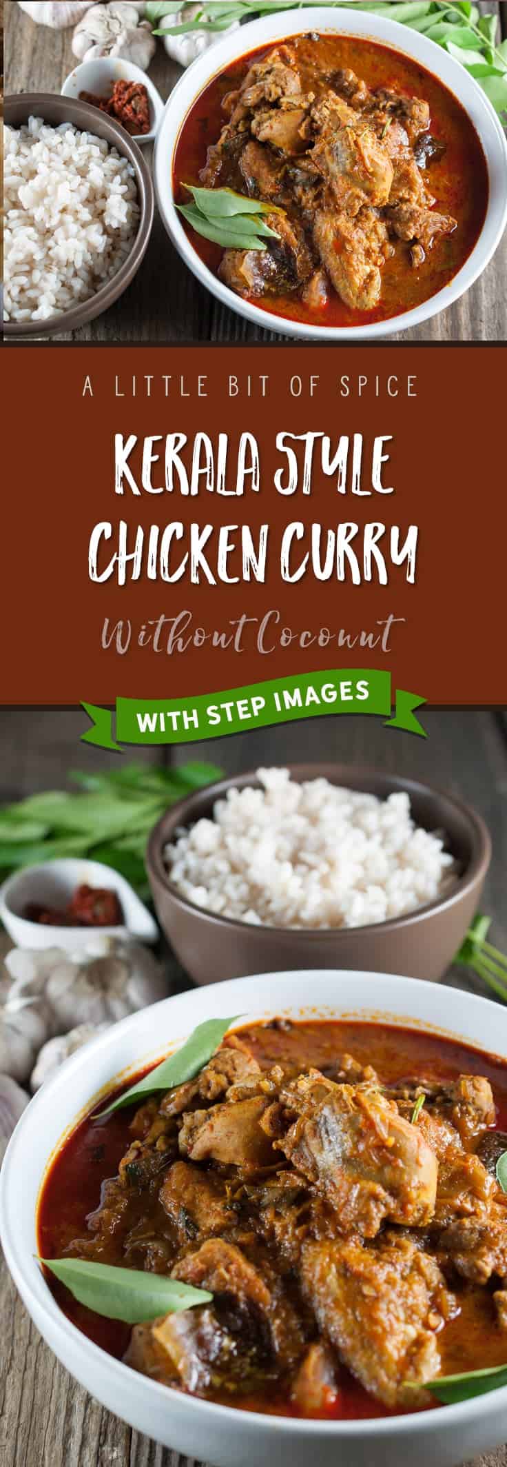 Kerala Style Chicken Curry - without coconut (Nadan kozhi curry) Recipe ...
