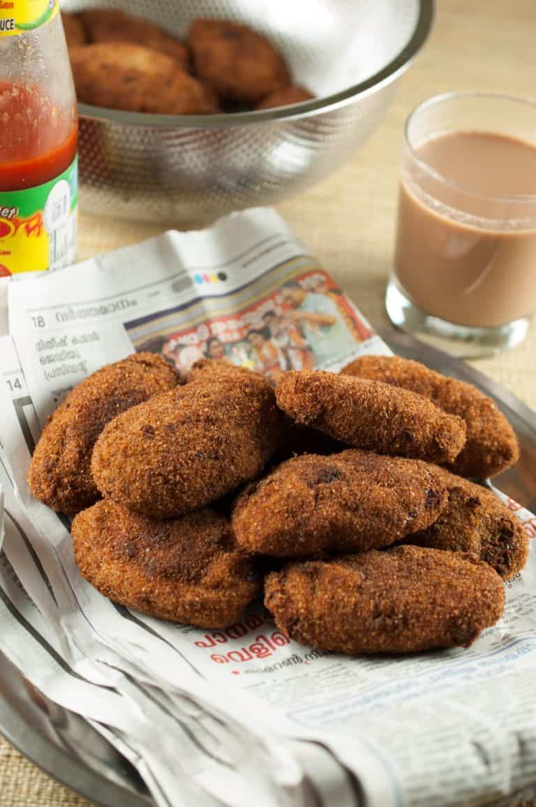 Kerala Beef Cutlet / Croquette Recipe | A Little Bit of Spice