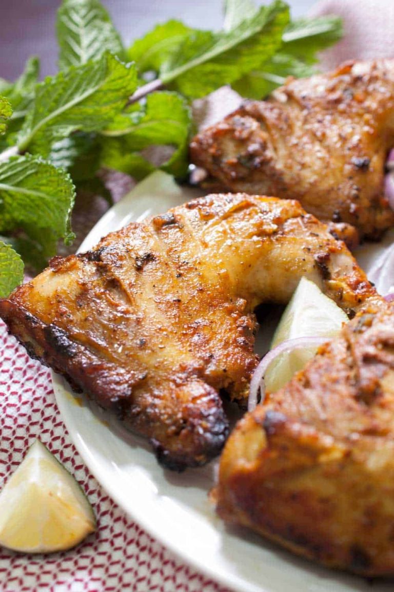 Indian Tandoori Chicken In Oven Recipe | A Little Bit of Spice