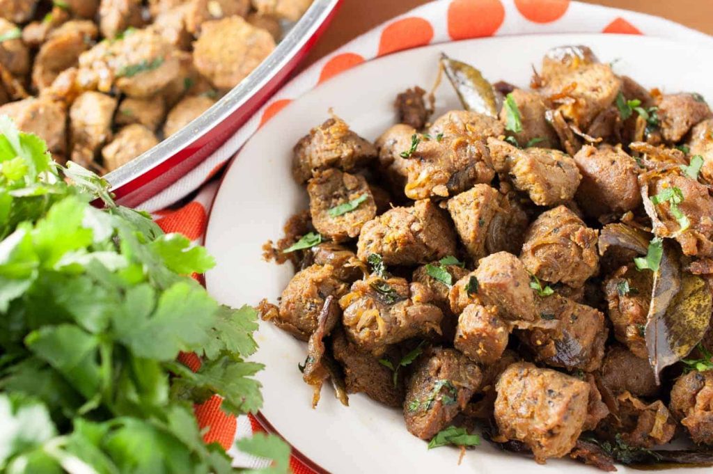 Soya Chunks Masala Dry Recipe A Little Bit Of Spice