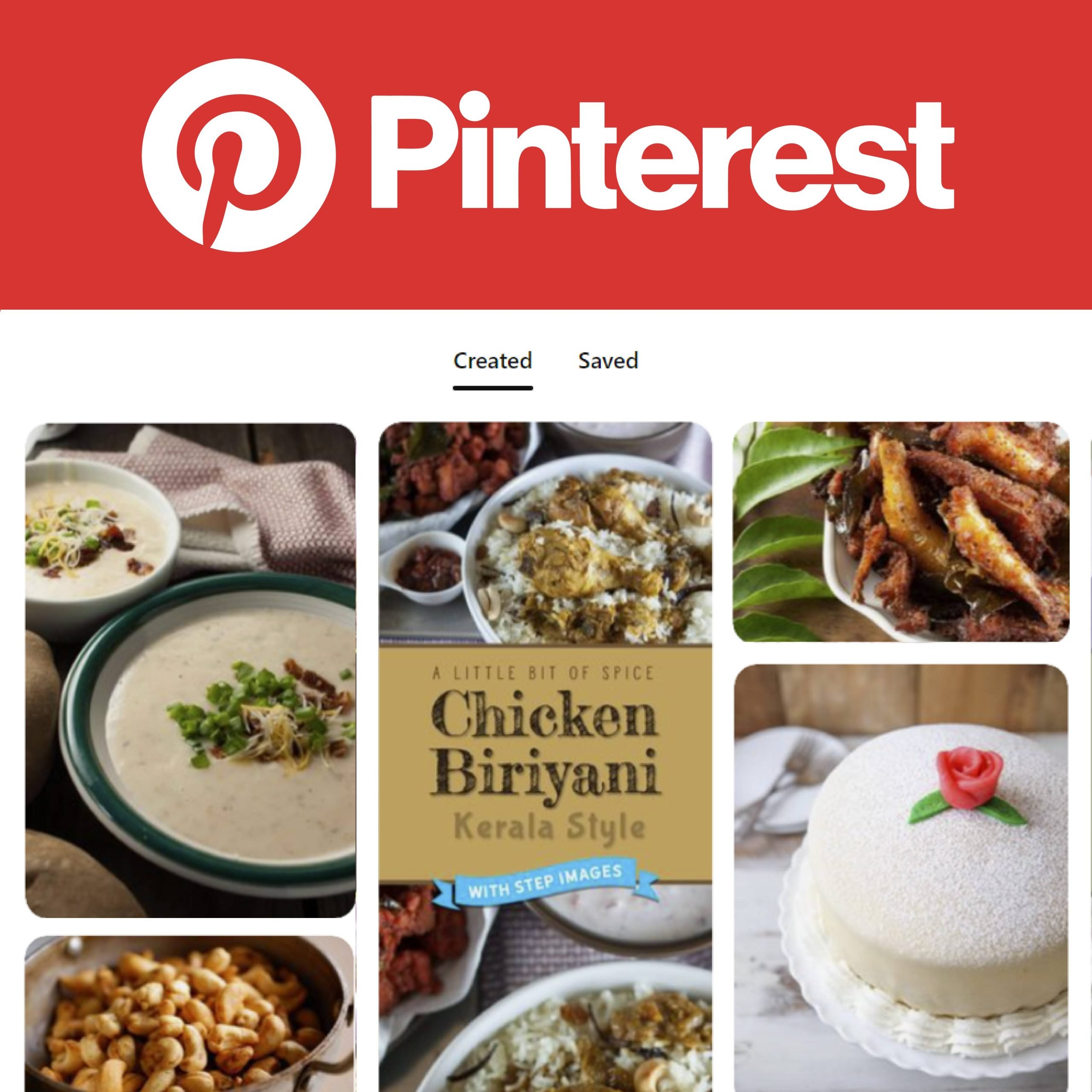 Link to pinterest profile